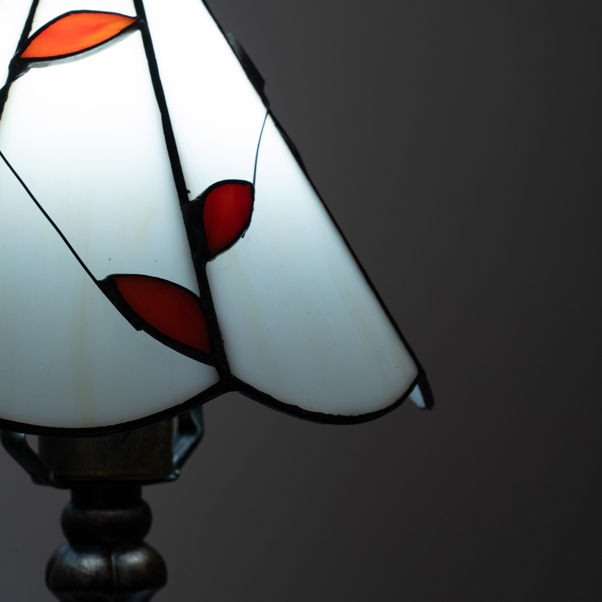 Brilagi - Tiffany vitrážová stolní lampa FOLIA 1xE27/60W/230V