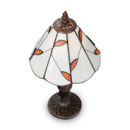 Brilagi - Tiffany vitrážová stolní lampa FOLIA 1xE27/60W/230V