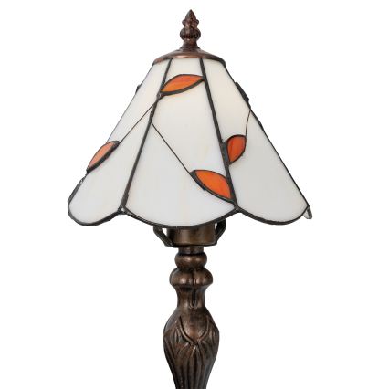 Brilagi - Tiffany vitrážová stolní lampa FOLIA 1xE27/60W/230V