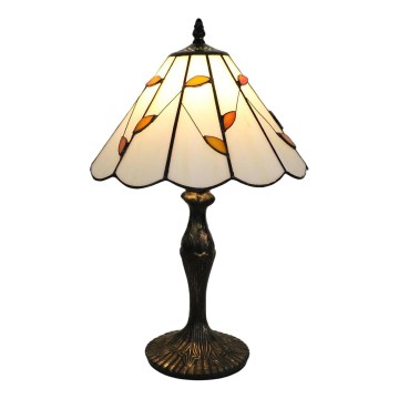 Brilagi - Tiffany vitrážová stolní lampa FOLIA 1xE27/60W/230V