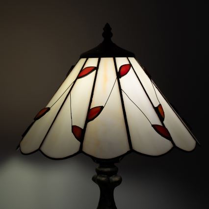Brilagi - Tiffany vitrážová stolní lampa FOLIA 1xE27/60W/230V