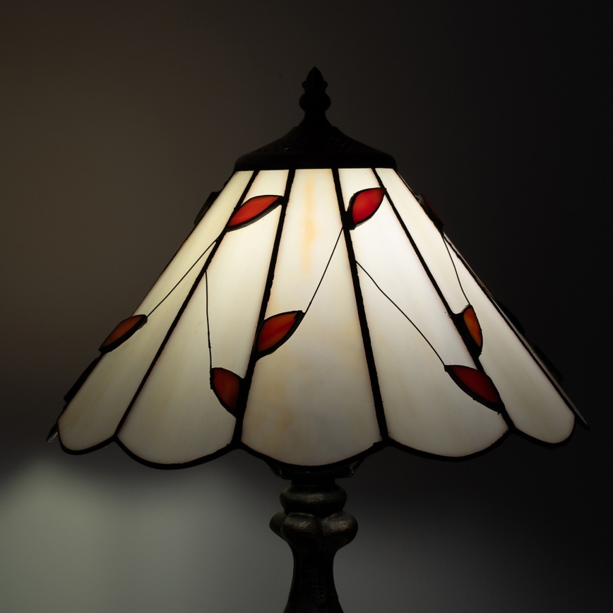 Brilagi - Tiffany vitrážová stolní lampa FOLIA 1xE27/60W/230V