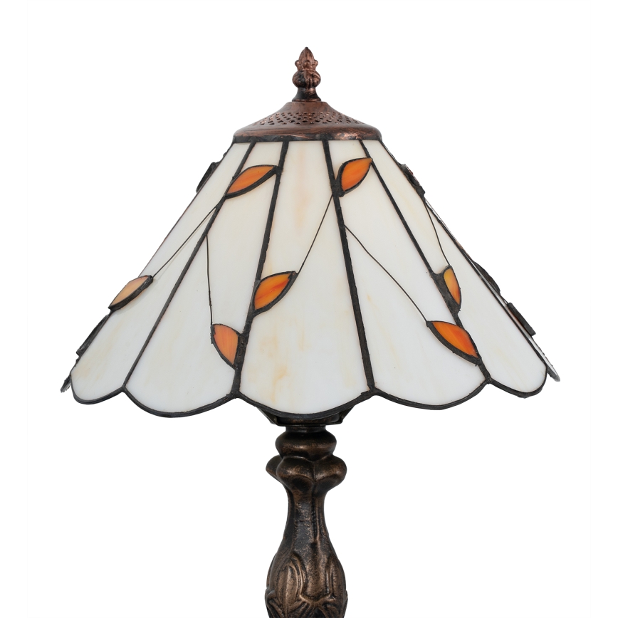 Brilagi - Tiffany vitrážová stolní lampa FOLIA 1xE27/60W/230V