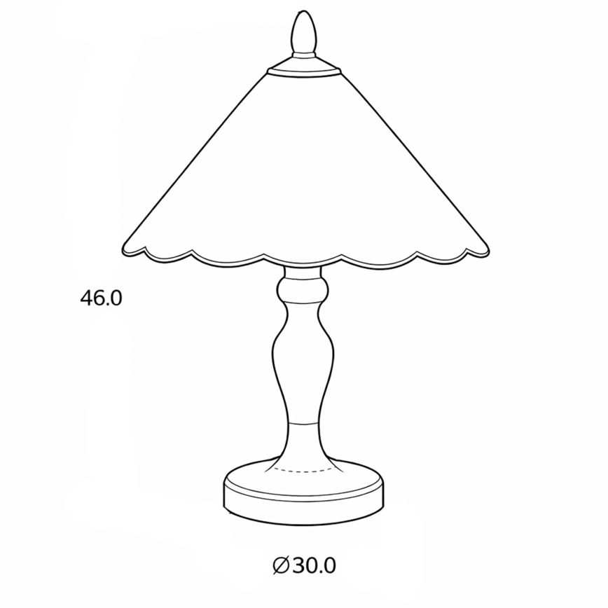 Brilagi - Tiffany vitrážová stolní lampa FOLIA 1xE27/60W/230V