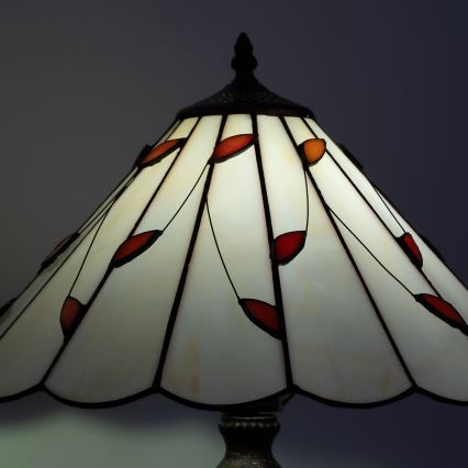 BRILAGI - Tiffany vitrážová stolní lampa FOLIA 1xE27/60W/230V