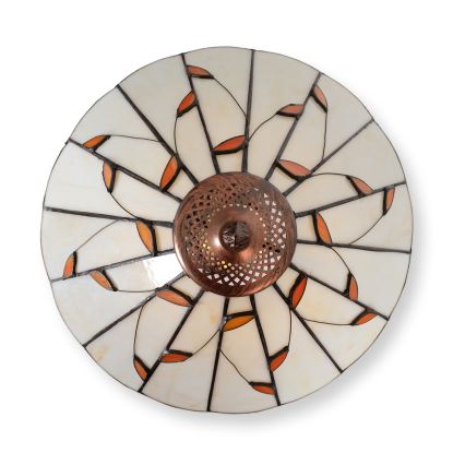 BRILAGI - Tiffany vitrážová stolní lampa FOLIA 1xE27/60W/230V