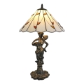 Brilagi - Tiffany vitrážová stolní lampa FOLIA 1xE27/60W/230V