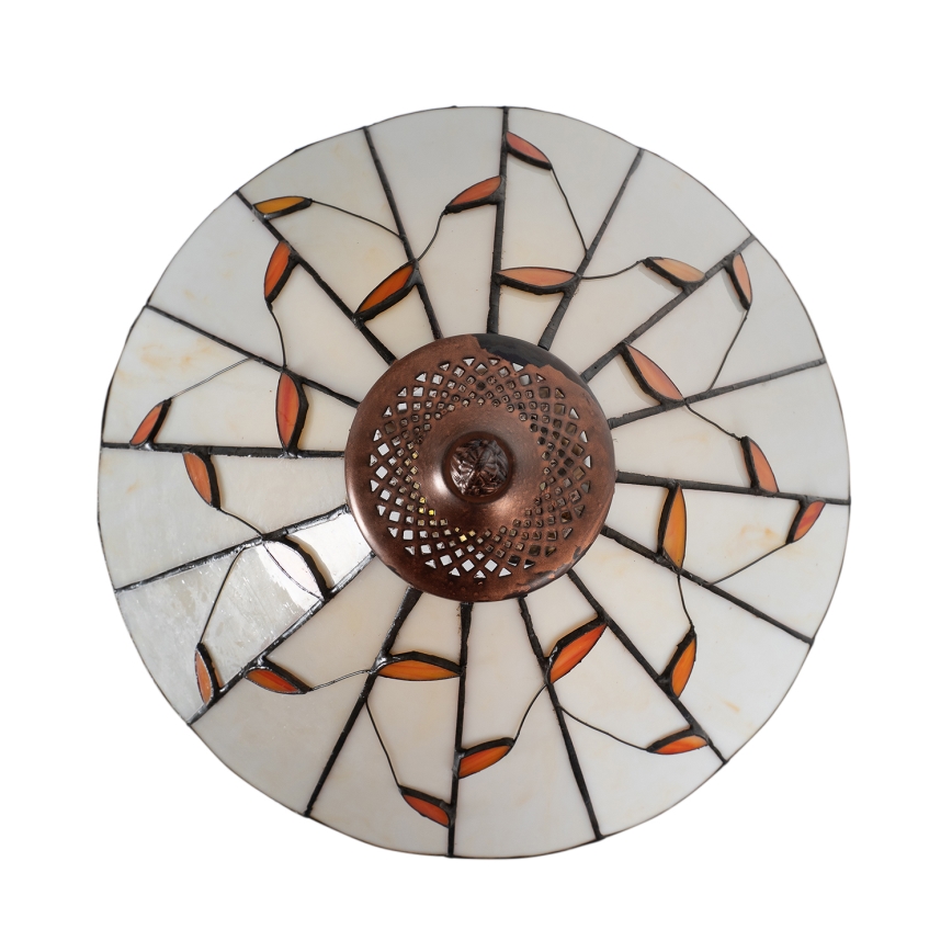 Brilagi - Tiffany vitrážová stolní lampa FOLIA 1xE27/60W/230V