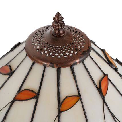 Brilagi - Tiffany vitrážová stolní lampa FOLIA 1xE27/60W/230V
