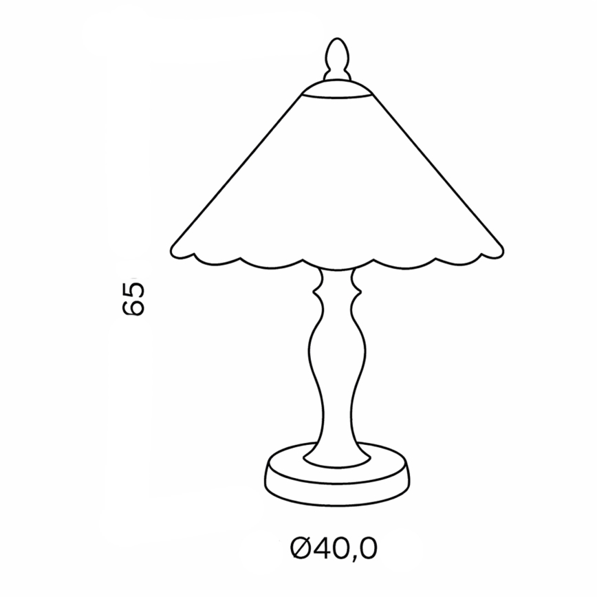 Brilagi - Tiffany vitrážová stolní lampa FOLIA 1xE27/60W/230V