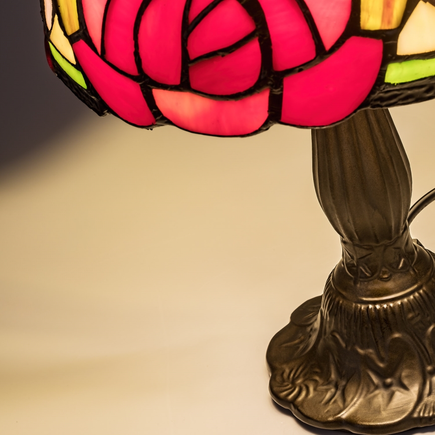 Brilagi - Tiffany vitrážová stolní lampa GARLAN 1xE14/40W/230V