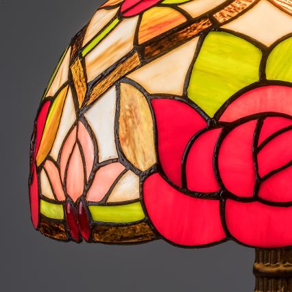 Brilagi - Tiffany vitrážová stolní lampa GARLAN 1xE27/40W/230V