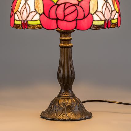 Brilagi - Tiffany vitrážová stolní lampa GARLAN 1xE27/40W/230V