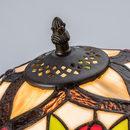 Brilagi - Tiffany vitrážová stolní lampa GARLAN 1xE27/40W/230V