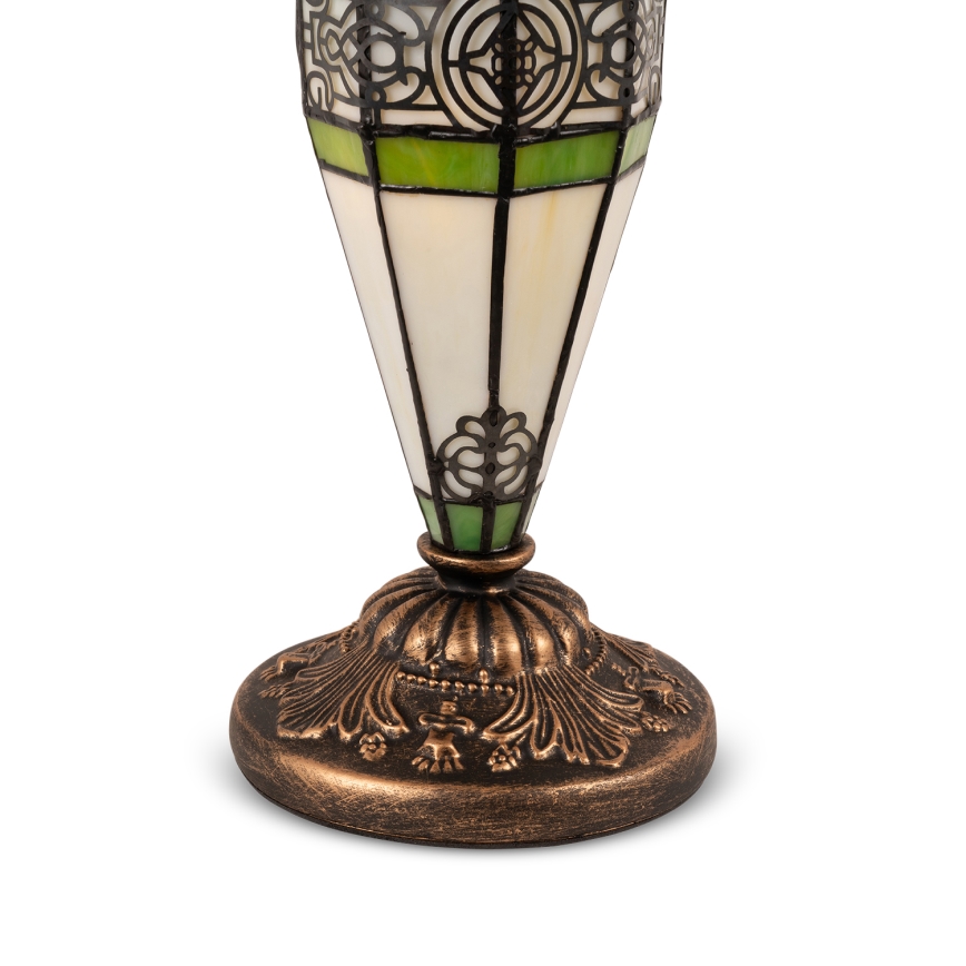 Brilagi - Tiffany vitrážová stolní lampa JUNGLE 1xE27/60W/230V + 1xE14/40W