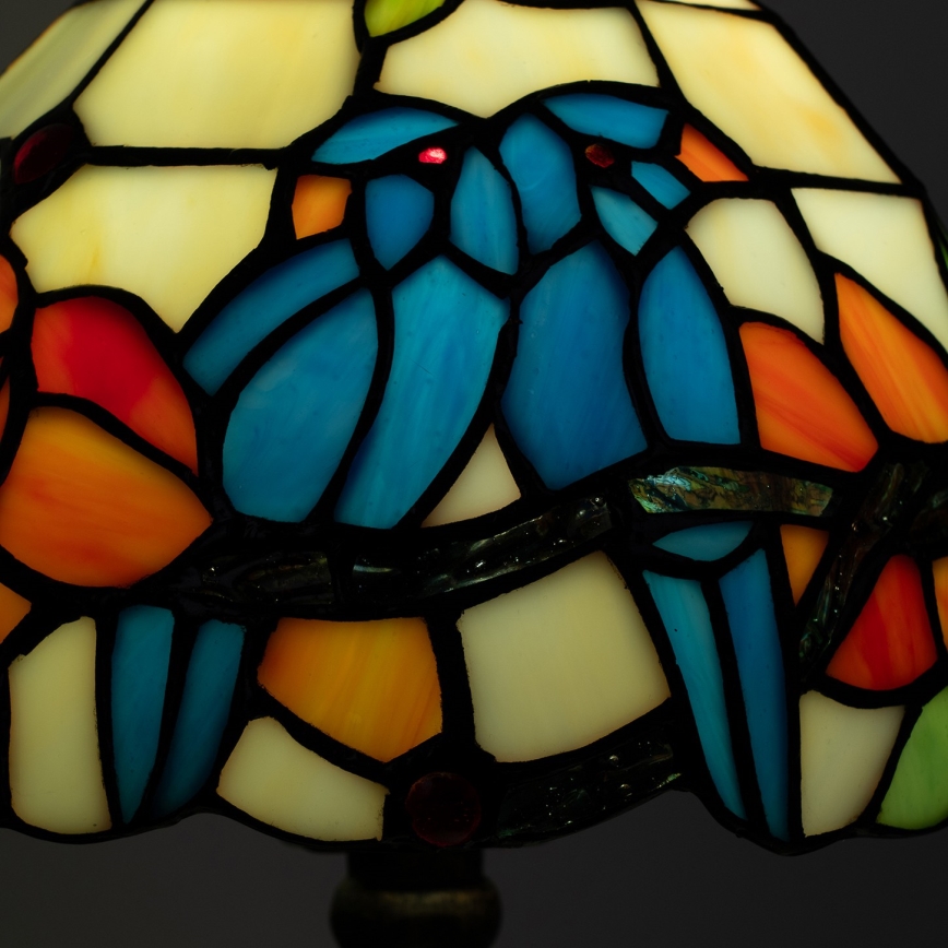 Brilagi - Tiffany vitrážová stolní lampa JUNGLE 1xE27/60W/230V