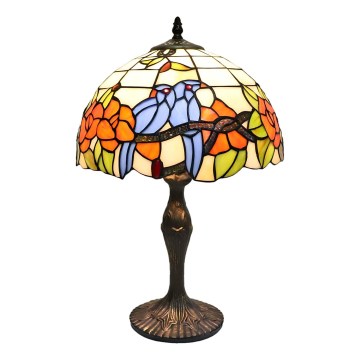 Brilagi - Tiffany vitrážová stolní lampa JUNGLE 1xE27/60W/230V