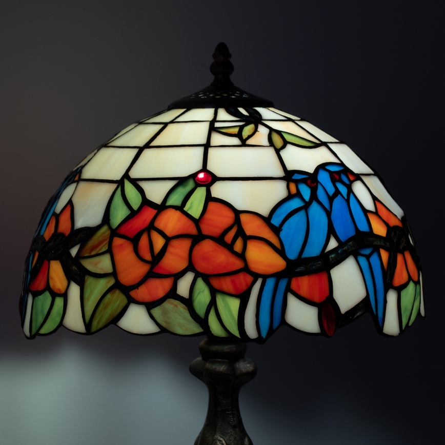 Brilagi - Tiffany vitrážová stolní lampa JUNGLE 1xE27/60W/230V