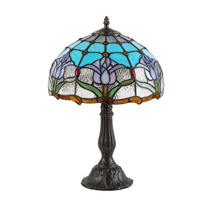 Brilagi - Tiffany vitrážová stolní lampa LORAS 1xE27/40W/230V