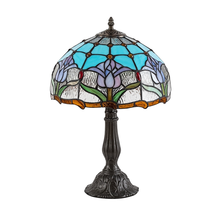 Brilagi - Tiffany vitrážová stolní lampa LORAS 1xE27/40W/230V