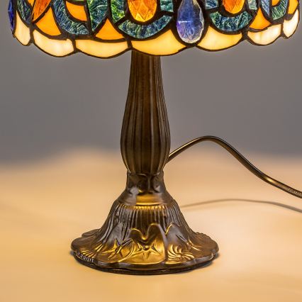 Brilagi - Tiffany vitrážová stolní lampa LUISA 1xE14/40W/230V