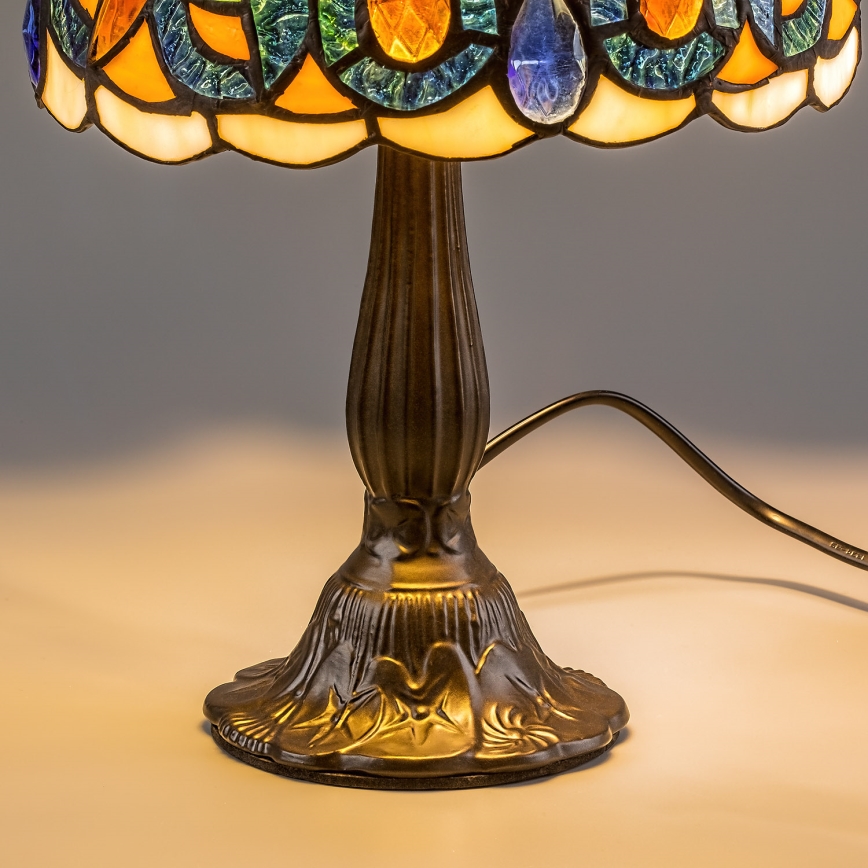 Brilagi - Tiffany vitrážová stolní lampa LUISA 1xE14/40W/230V