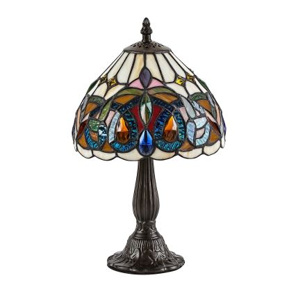 Brilagi - Tiffany vitrážová stolní lampa LUISA 1xE14/40W/230V