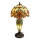 Brilagi - Tiffany vitrážová stolní lampa MIRABELLA 1xE27/60W/230V + 1xE14/40W
