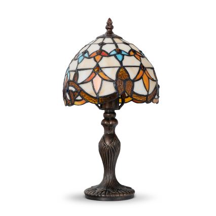 Brilagi - Tiffany vitrážová stolní lampa MIRABELLA 1xE27/60W/230V