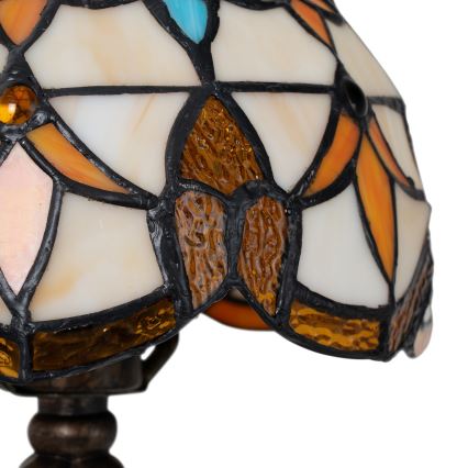 Brilagi - Tiffany vitrážová stolní lampa MIRABELLA 1xE27/60W/230V