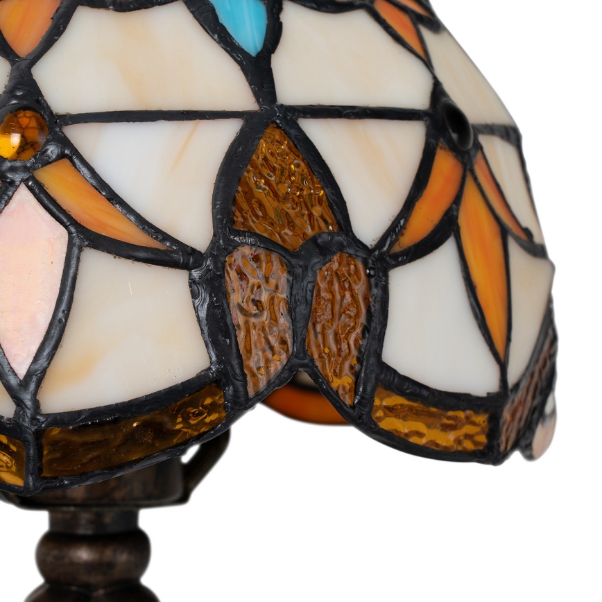 Brilagi - Tiffany vitrážová stolní lampa MIRABELLA 1xE27/60W/230V