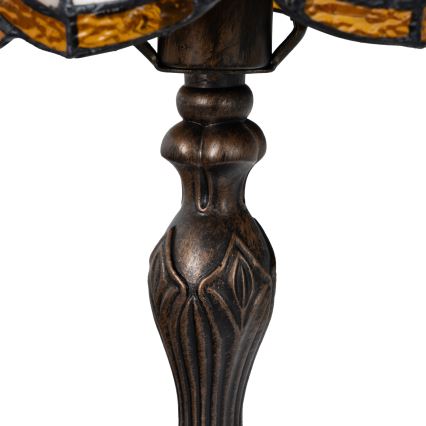 Brilagi - Tiffany vitrážová stolní lampa MIRABELLA 1xE27/60W/230V