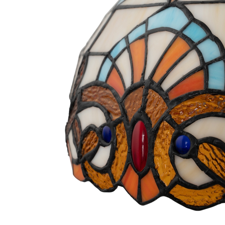 Brilagi - Tiffany vitrážová stolní lampa MIRABELLA 1xE27/60W/230V