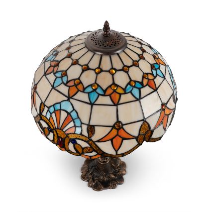 Brilagi - Tiffany vitrážová stolní lampa MIRABELLA 1xE27/60W/230V