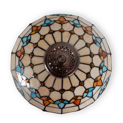 Brilagi - Tiffany vitrážová stolní lampa MIRABELLA 1xE27/60W/230V