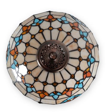 Brilagi - Tiffany vitrážová stolní lampa MIRABELLA 2xE27/60W/230V