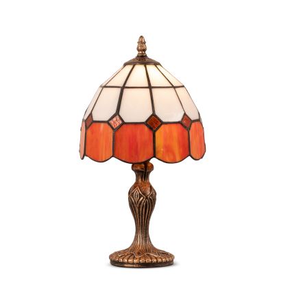 Brilagi - Tiffany vitrážová stolní lampa SIENNA 1xE27/60W/230V