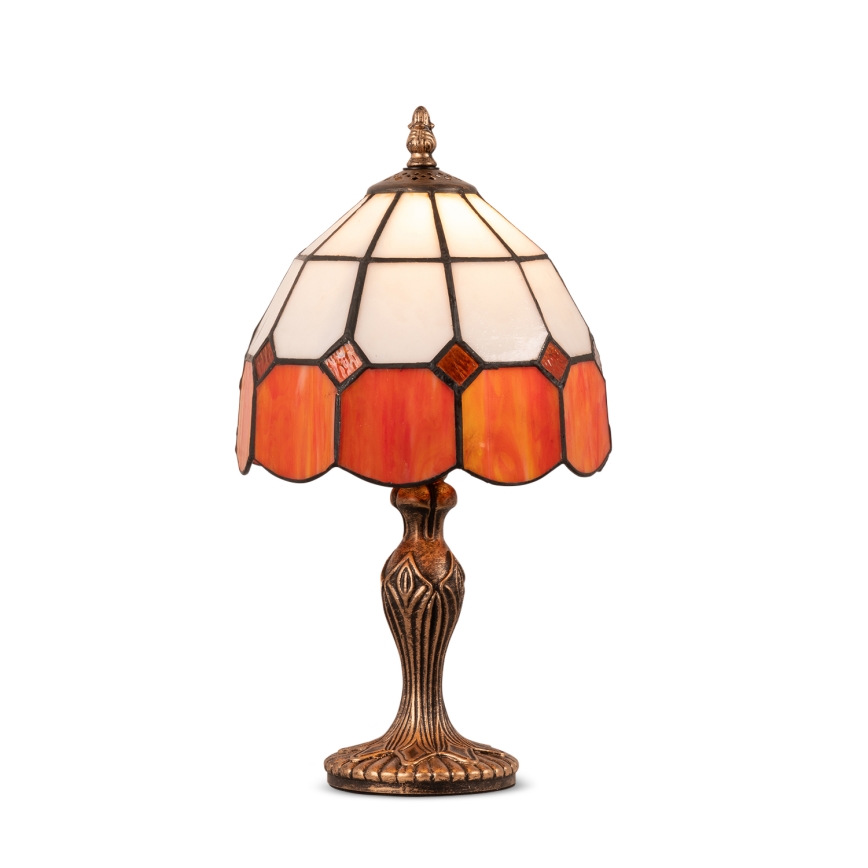 Brilagi - Tiffany vitrážová stolní lampa SIENNA 1xE27/60W/230V