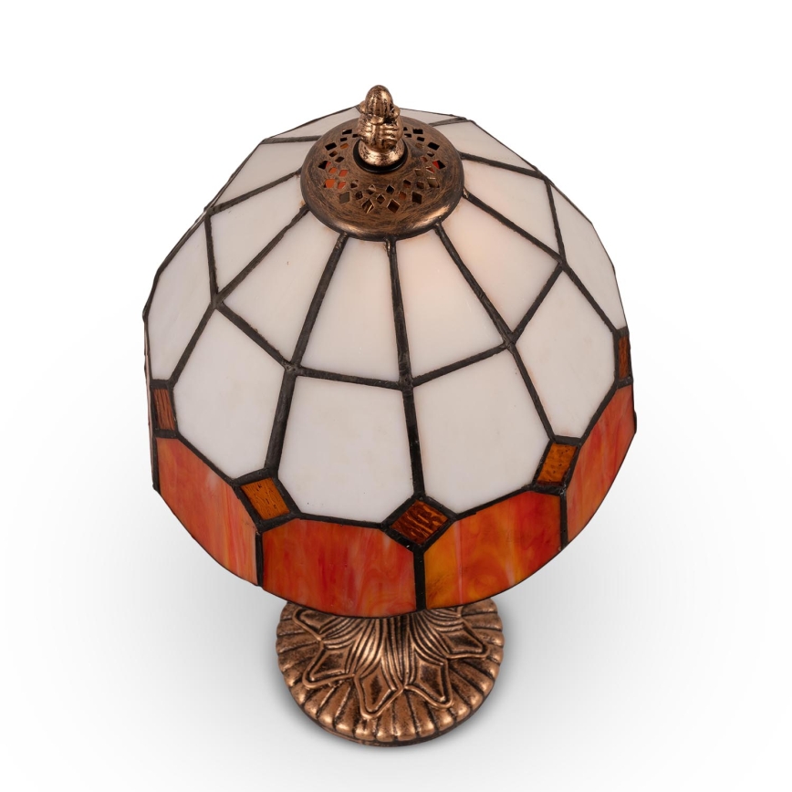 Brilagi - Tiffany vitrážová stolní lampa SIENNA 1xE27/60W/230V