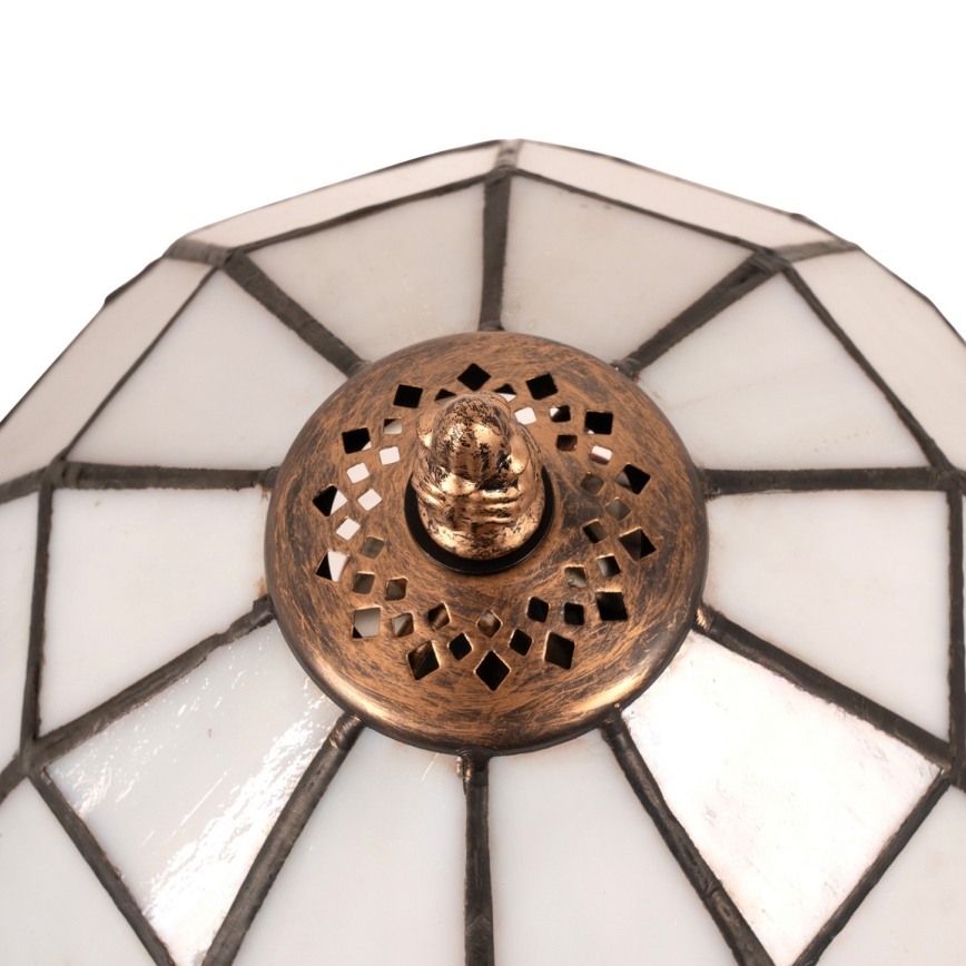 Brilagi - Tiffany vitrážová stolní lampa SIENNA 1xE27/60W/230V