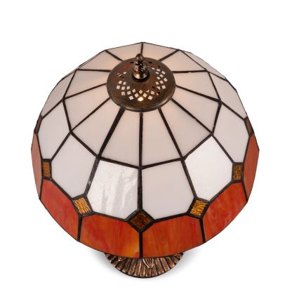 Brilagi - Tiffany vitrážová stolní lampa SIENNA 1xE27/60W/230V