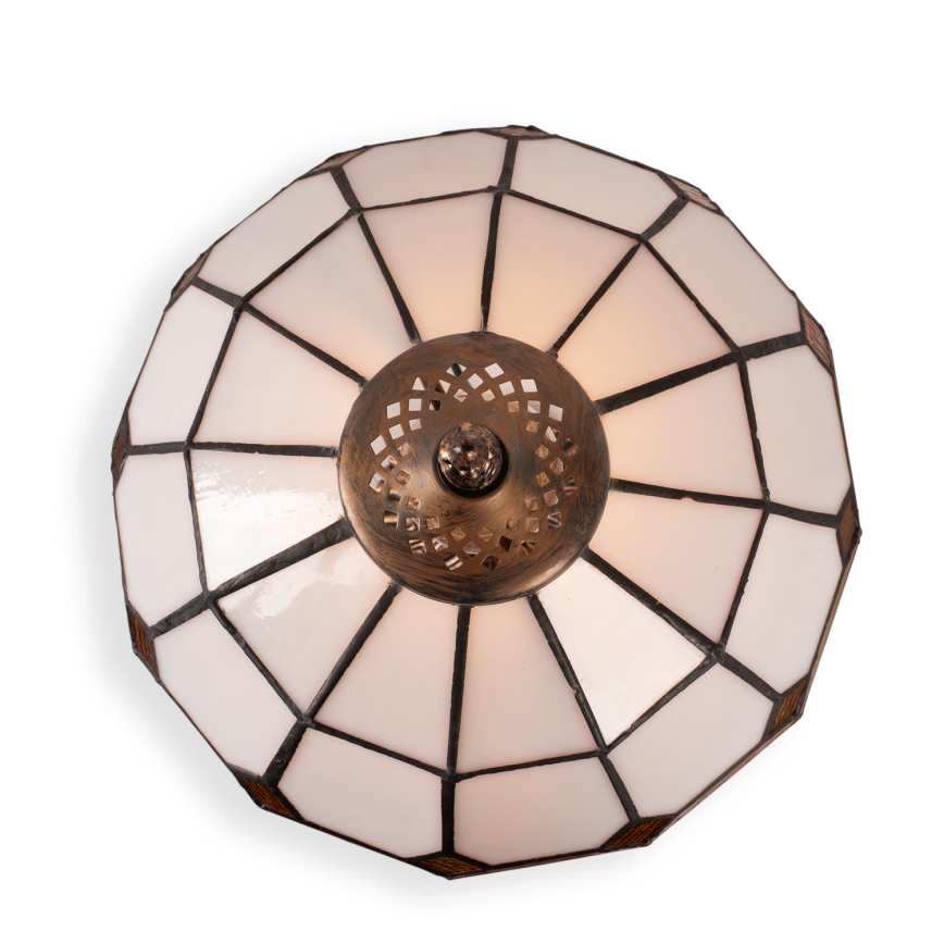 Brilagi - Tiffany vitrážová stolní lampa SIENNA 1xE27/60W/230V