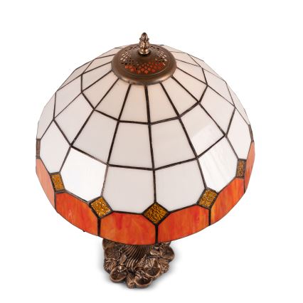 Brilagi - Tiffany vitrážová stolní lampa SIENNA 1xE27/60W/230V