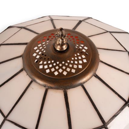 Brilagi - Tiffany vitrážová stolní lampa SIENNA 1xE27/60W/230V
