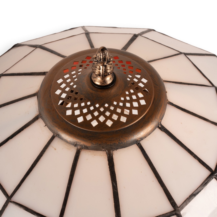 Brilagi - Tiffany vitrážová stolní lampa SIENNA 1xE27/60W/230V