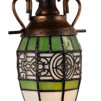 Brilagi - Tiffany vitrážová stolní lampa SUNFLOWER 1xE27/60W/230V + 1xE14/40W