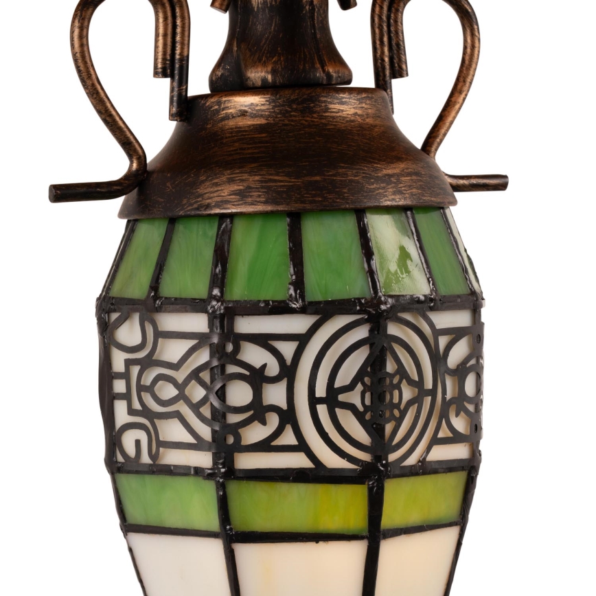 Brilagi - Tiffany vitrážová stolní lampa SUNFLOWER 1xE27/60W/230V + 1xE14/40W