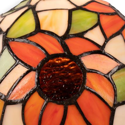 Brilagi - Tiffany vitrážová stolní lampa SUNFLOWER 1xE27/60W/230V
