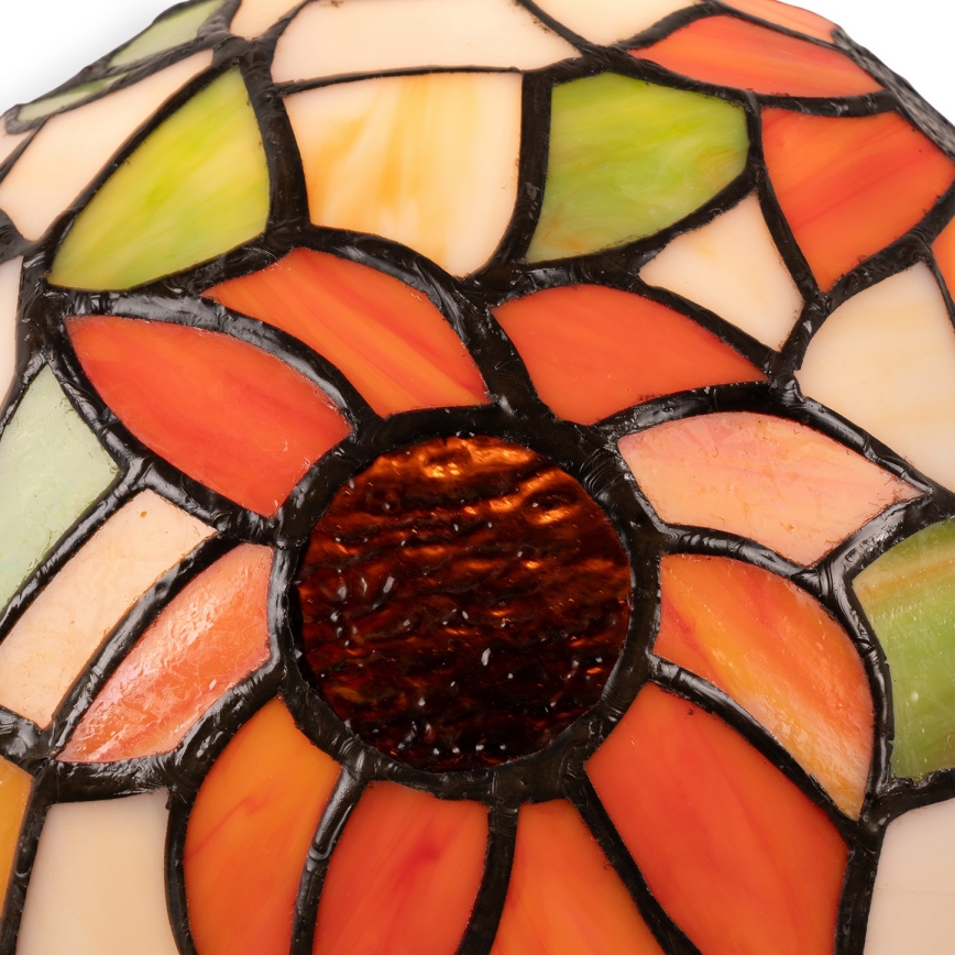 Brilagi - Tiffany vitrážová stolní lampa SUNFLOWER 1xE27/60W/230V