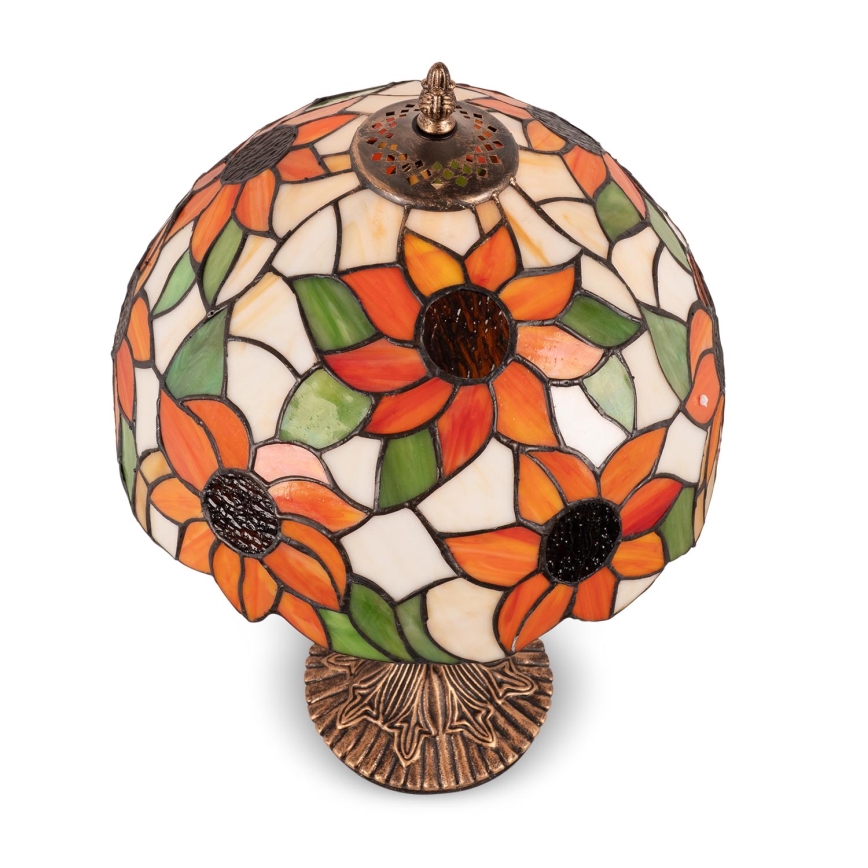 Brilagi - Tiffany vitrážová stolní lampa SUNFLOWER 1xE27/60W/230V